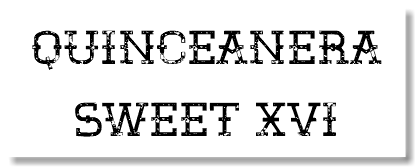 Quinceanera Sweet XVI